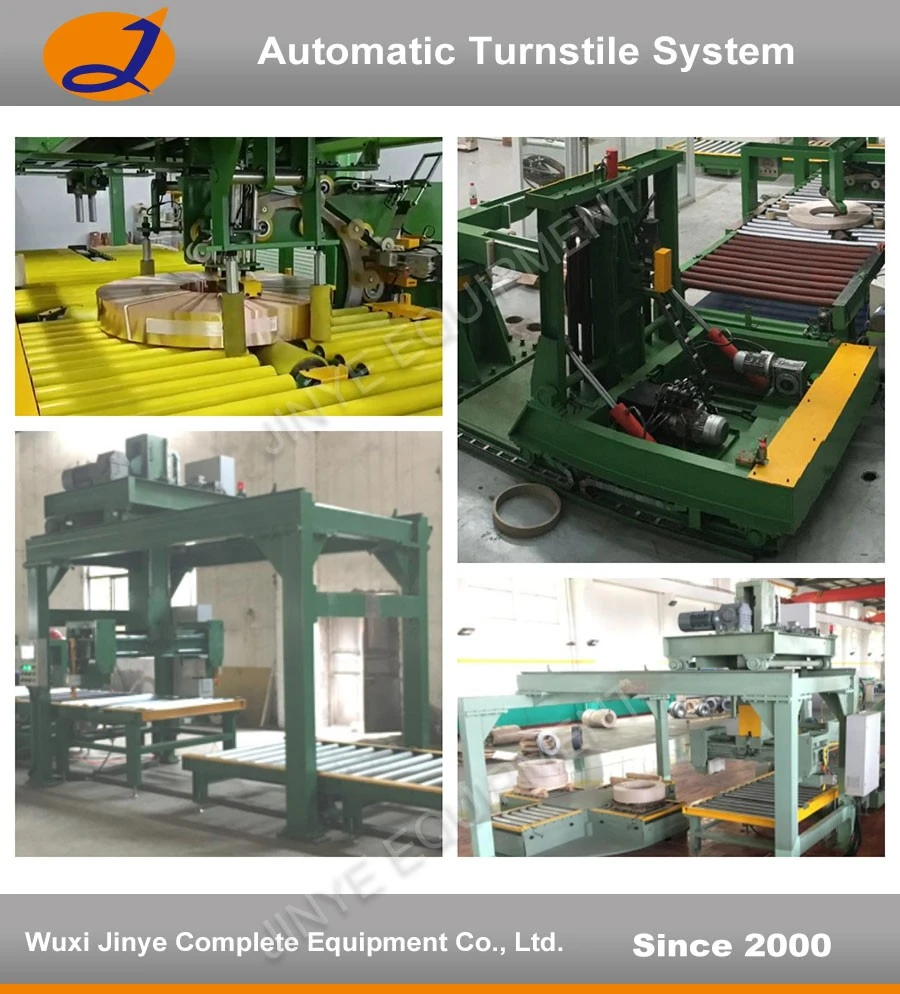 Tornello automatico, ribaltatore, imballatore e impilatore